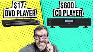 Is a 17 DVD player better than a 600 CD Player You may be surprised Sony DVD vs Rotel CD11ii [upl. by Nolan]