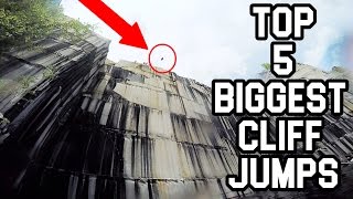 TOP 5 BIGGEST CLIFF JUMPS EVER Best of Chase Reinford [upl. by Irab689]