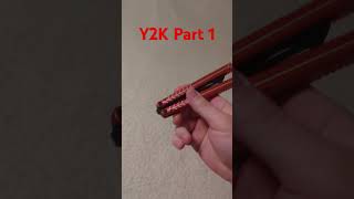 Y2K Part 1 balisongtutorial butterflyknife balisongcommunity balisongknife balisongtricks edc [upl. by Vanderhoek]