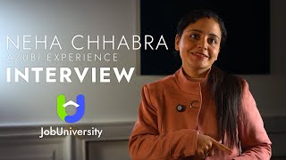 Neha Chhabra’s Experience as an Azubi at JobUniversity  Kauffrau für Büromanagement [upl. by Akcir]