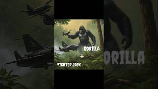 🦍 Gorilla  Fighter Jack 🛩️ Wait for end combination 🤩☠️ freefire gaming ff edit entertainment [upl. by Aldarcy417]