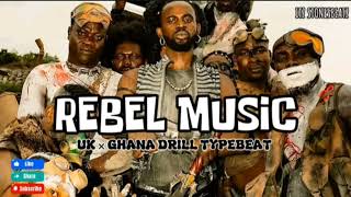 Uk × Ghana Drill Type Beat ft Black Sherif OFB  Central Cee Asakaa Boys Digga D  Rebel Music [upl. by Nodlew485]