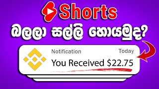 Earn Money From YouTube Shorts  Explained In Sinhala  E  Money Website [upl. by Australia984]