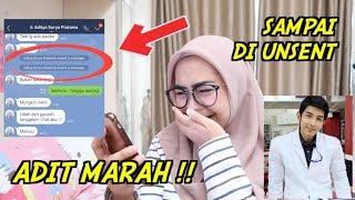 AKHIRNYA PRANK TEXT ADIT DIA MARAH BESAAARRR [upl. by Quenby354]