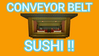 Minecraft Rotation Sushi  Conveyor Belt Sushi  Minecraft Flash Tutorial [upl. by Aeriela]