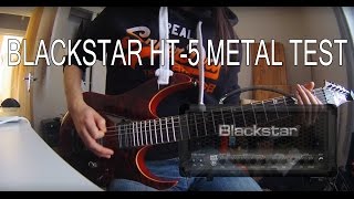 Blackstar HT Metal 5H Direct Test Zoom Q4n [upl. by Aivato]