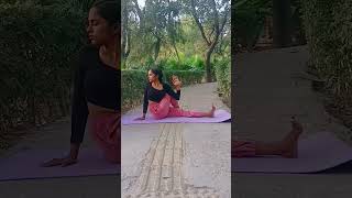 Spinal twist yoga yogaposes spinehealth yogapractice jaihanumanji ram yputubeshorts trend [upl. by Enyaht]