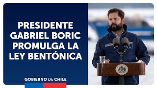 Promulgación Ley Bentónica por la protección de los recursos del fondo marino [upl. by Geddes]