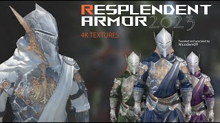 Resplendent Armor Retexture 2K  4K [upl. by Onateyac]