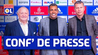 Conférence de presse de présentation de Sonny Anderson  Olympique Lyonnais [upl. by Keavy631]