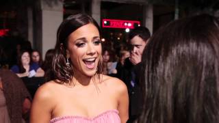 Jana Kramer Talks Music amp One Tree Hill at Footloose Premiere [upl. by Elacsap487]