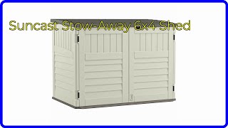 REVIEW 2024 Suncast StowAway 6x4 Shed ESSENTIAL details [upl. by Asor59]