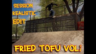 Fried Tofu vol1 LES Realistic Session Skate Sim edit [upl. by Ahsenak992]