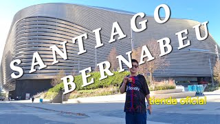 Estadio SANTIAGO BERNABEU impresionante vista de su exterior y tienda oficial [upl. by Bunnie]