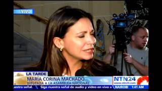 María Corina Machado es silenciada en el pleno de la OEA La Tarde NTN24 Parte III [upl. by Ellinej]