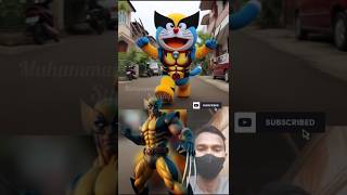 Superheroes but doraemon  Avengers vs DC  All Marvel Characters marvel avengers shorts [upl. by Aletta394]