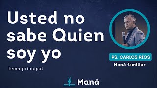 EN VIVO  Usted no Sabe Quien soy yo  Maná Familiar [upl. by Neurath]