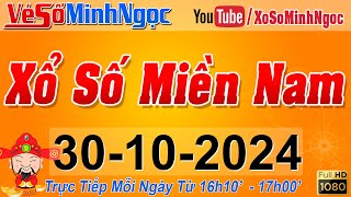 XSMN Minh Ngọc  Trực tiếp Xổ Số Miền Nam  KQXS Miền Nam ngày 30102024 KQXS Hôm Nay XSTT XSKT [upl. by Ardis]