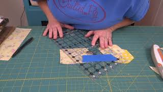 Cutting Hexagons for Quilting  with a regular quilting ruler or other tools if you choose [upl. by Fabrianne]