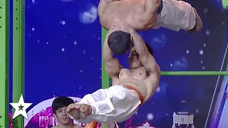 Gyms Got Talent Strongest Contestants and their Impossible Fitness Routines [upl. by Notniw]