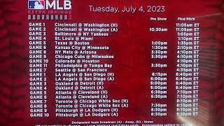 MLB Extra Innings music July 4 2023 [upl. by Ambrosius]