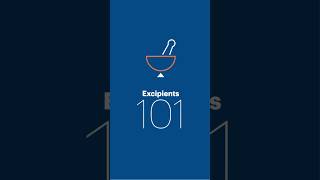 Excipients 101 An introduction to excipients pharmaceutical excipients science [upl. by Campball953]