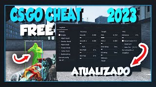 ✅CSGO CHEAT  HACK FREE✅ATUALIZADO 2023 INDETECTÁVEL✅AIMBOT✅WALLHACK✅SKINCHANGER✅ [upl. by Nylidnarb]