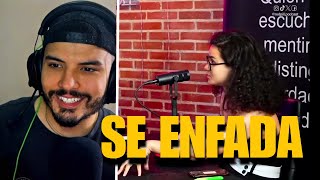 REACCIÓN A DEBATE CON FEMINISTA SE ENFADA Y SE VA [upl. by Thibaud558]