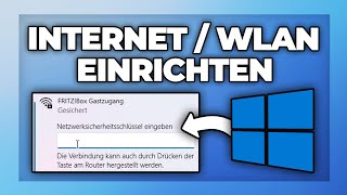 WLAN Einrichten  PC mit Internet Verbinden  Windows 11 amp 10 Tutorial [upl. by Meehahs497]