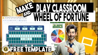 Free Classroom Wheel of Fortune Google Slides Template  Gamified EduTech [upl. by Barnett879]