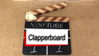 How to make and use a movie clapperboard [upl. by Reivazx14]