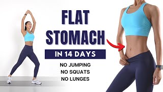 FLAT STOMACH in 14 Days  Belly Fat Burn🔥15 min Standing Workout  No Jumping No Squats No Lunges [upl. by Oby]