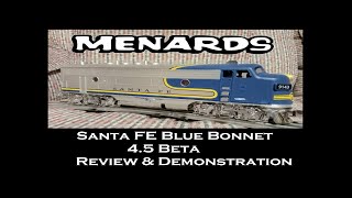 Menards Santa Fe Bluebonnet F Unit Review and Demo [upl. by Jardena]