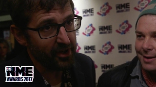 Louis Theroux and Adam Buxton talk My Scientology Movie  VO5 NME Awards 2017 [upl. by Occer]