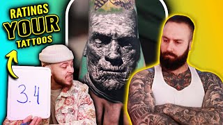 Rating My Subscribers Tattoos From Ink Masterpieces to Ink Disasters 🖋️ [upl. by Latimer]