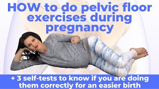 How to do pelvic floor exercises during pregnancy  Am I doing kegel exercises right [upl. by Nomolos]