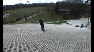 Snowboarding practice at the Brentwood Dry Ski Slope [upl. by Linders715]