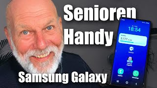 Seniorenhandy  samsunggalaxy Galaxy Note 10  einfache Bedienung [upl. by Maddie]