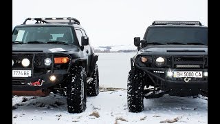 Toyota FJ Cruiser Interco TSL SX2 37 Колеса VS Interco Irok 40 Колеса снег бездорожье [upl. by Aneehsal892]