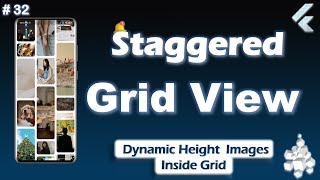 Staggered GridView  Dynamic Height Grid View  Variable Grid [upl. by Spancake875]