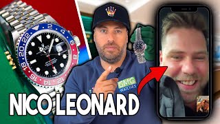 😮‍💨We Took Nico Leonards Personal Rolex Pepsi FaceTime Reaction [upl. by Palestine804]