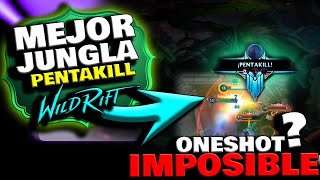 EL MEJOR JUNGLA DE WILD RIFT HACE PENTAKILLS [upl. by Ause97]