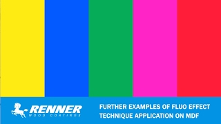 Fluo on MDF  Coating System [upl. by Nimaynib]