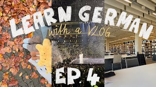 with sub Learn German with a VLOG EP 4  Uni life struggles going to a concert🎶 [upl. by Martreb]