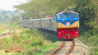 CTG TO DHAKA TRAIN Chattala Express  3000 Series Locomotive made by Korea [upl. by Ailam]