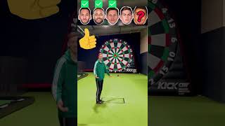 Footballers Precise Shot Challenge😎 [upl. by Alorac]