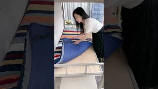 Thick warm mattress reversible foldable warm this winter winter musthave mattress [upl. by Ailahk]