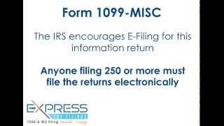 IRS Form 1099MISC [upl. by Erdnoid171]