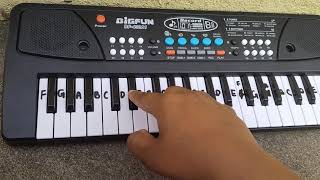 Kathi bgm on bigfun keyboard 🎹🎹 [upl. by Nodab]