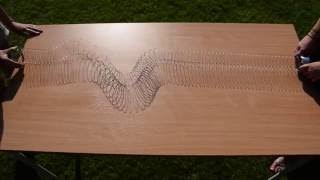 P and S waves on a slinky [upl. by Waldo]